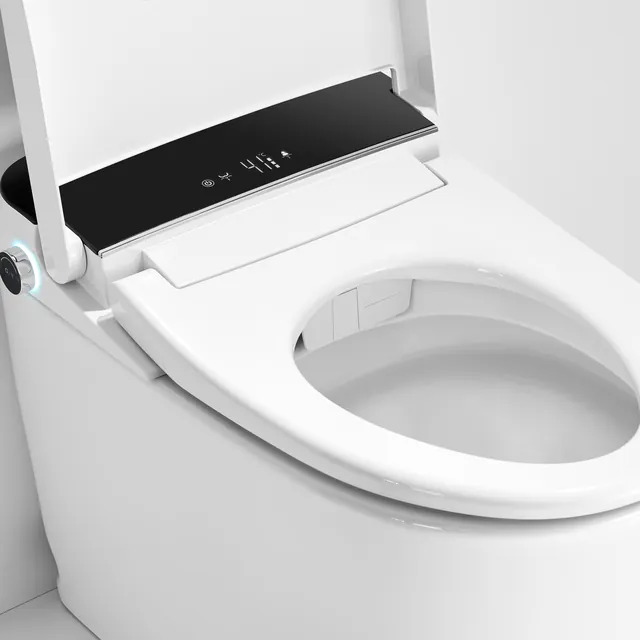 The K1 with the lid raised, showing the seat